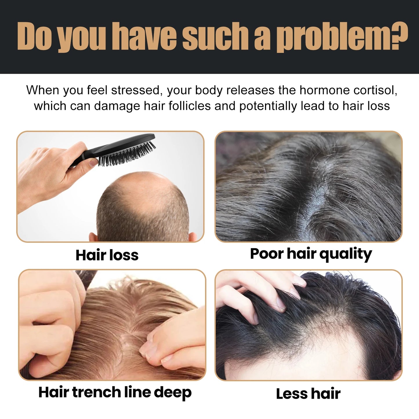 Hair Growth Shampoo - Strengthening Anti-Frizz Treatment for Damaged Scalp Care - ZOOMNSTORE