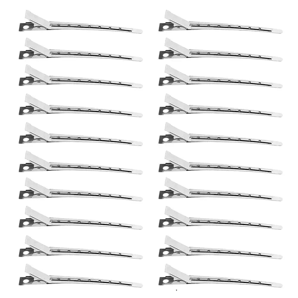 Hair Salon Clips - Professional Styling Hair Sectioning Clips with Metal Barrettes - ZOOMNSTORE