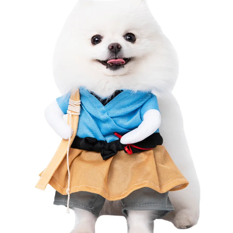 Halloween Pet Dagger Costume - Funny Dog Cat Dress Up Outfit - ZOOMNSTORE