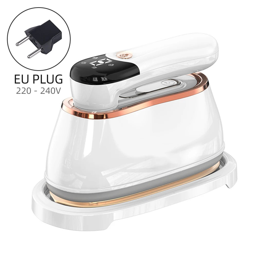 Handheld Steam Iron - Portable Steam Iron With Large Water Tank & Folding Handle - ZOOMNSTORE