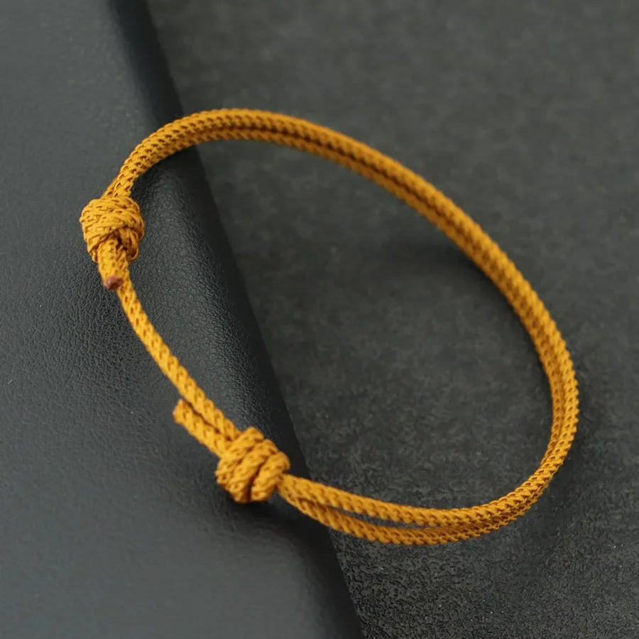 Handmade Adjustable Rope Bracelet for Men - Anniversary Gift for Boyfriend or Husband - ZOOMNSTORE