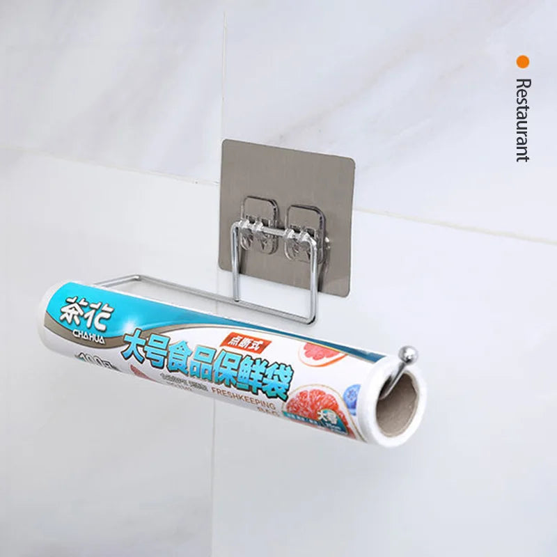 Hanging Toilet Paper Holder Towel Rack - Bathroom Storage Stand - ZOOMNSTORE