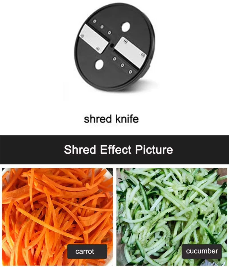 6L Garlic Meat Mince Machine - Small Vegetable Slicer Cutter - ZOOMNSTORE