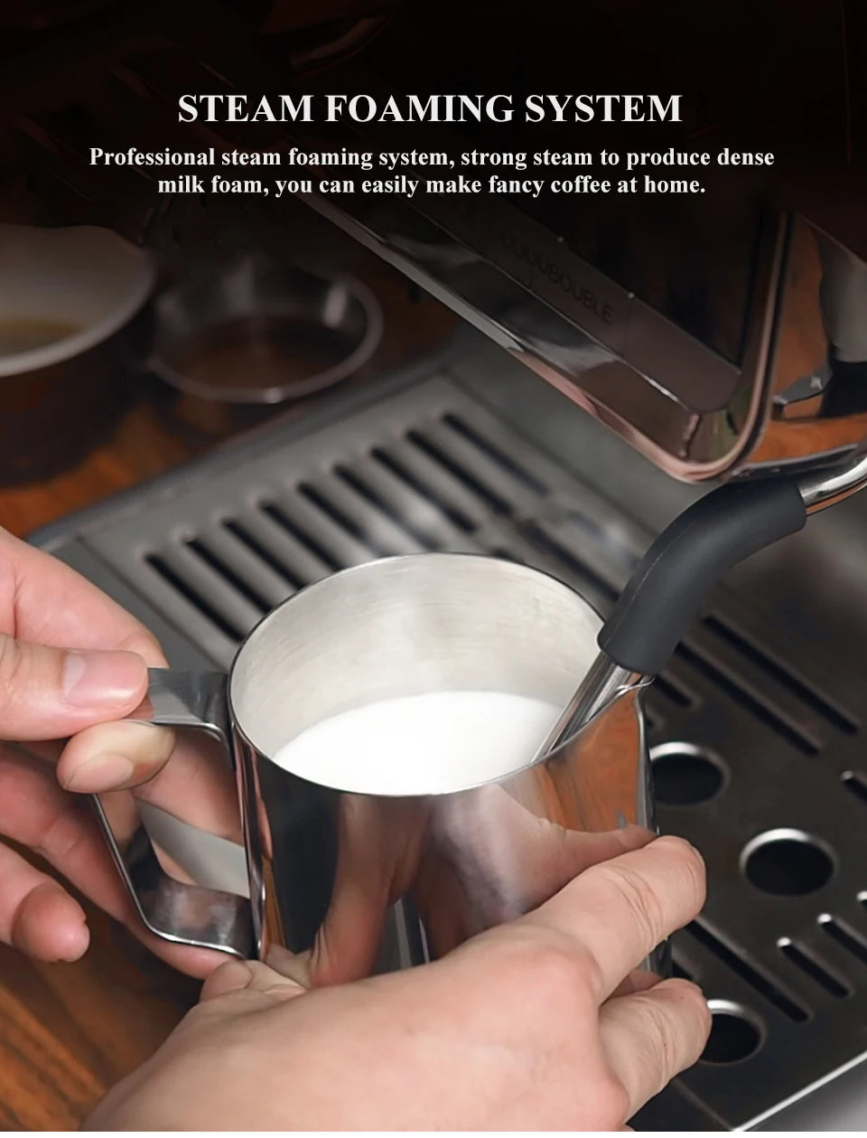 HiBREW Barista Pro Espresso Machine - 20 Bar Bean to Cup Coffee Maker for Cafes and Restaurants - ZOOMNSTORE