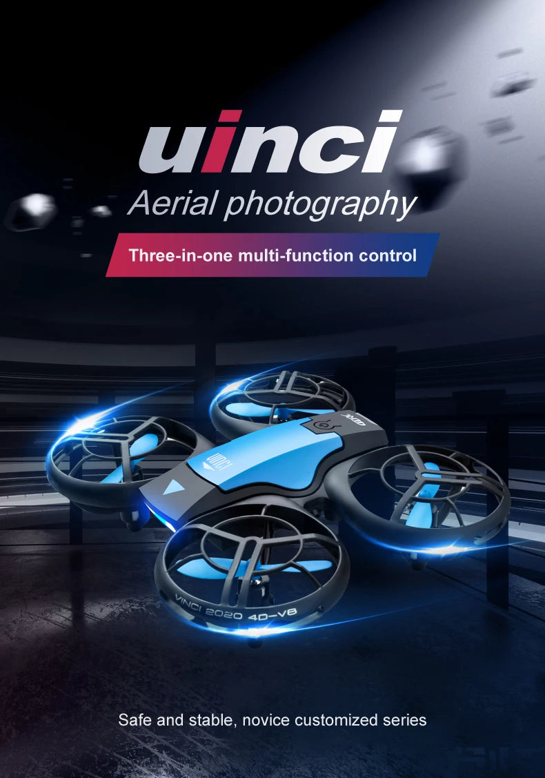 V8 Mini Drone - 4K HD Camera WiFi FPV Height Hold Kids RC Helicopter - ZOOMNSTORE