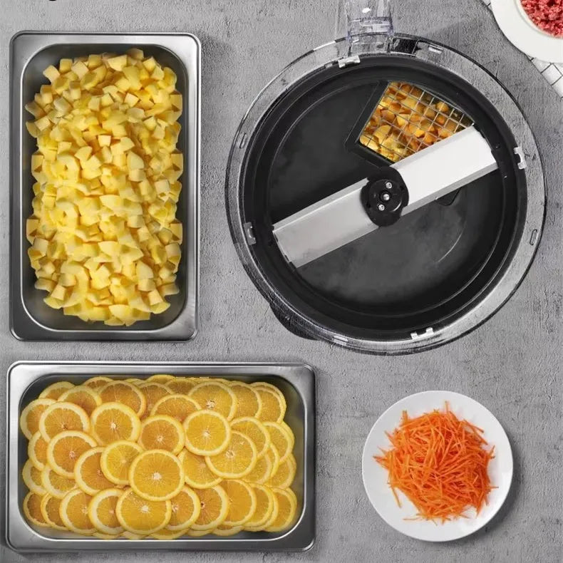 6L Garlic Meat Mince Machine - Small Vegetable Slicer Cutter - ZOOMNSTORE