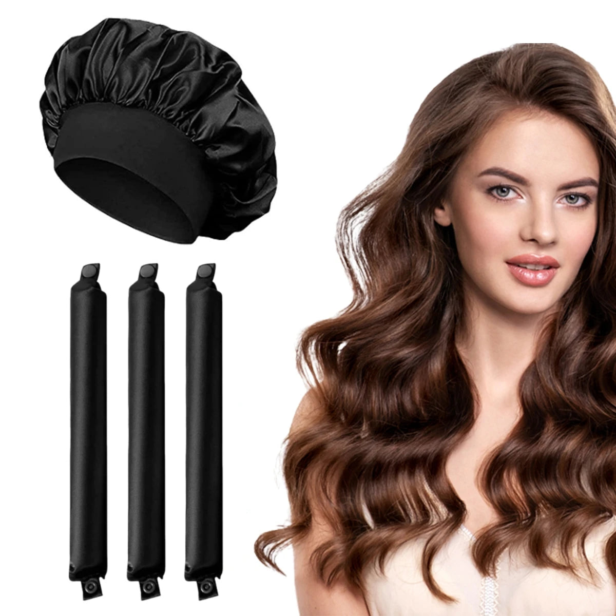 Heatless Hair Curler - Soft Foam Curlers Headband | Overnight Curling Set for Natural Curls - ZOOMNSTORE