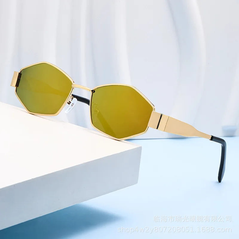 Hexagon Sunglasses - Luxury Polygon Eyewear for Men and Women - ZOOMNSTORE