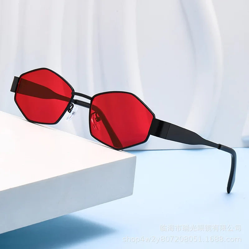 Hexagon Sunglasses - Luxury Polygon Eyewear for Men and Women - ZOOMNSTORE