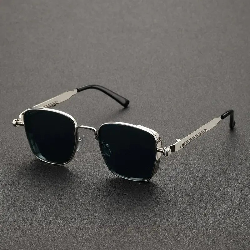 High-End Polarized Sunglasses for Men - UV Protection Metal Punk Fashion - ZOOMNSTORE