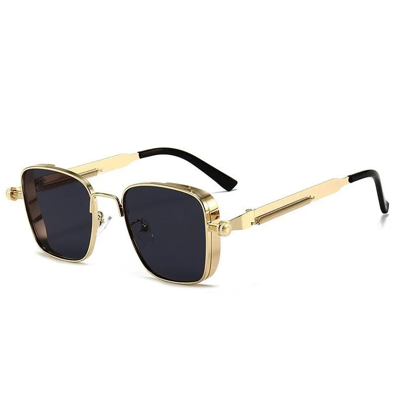 High-End Polarized Sunglasses for Men - UV Protection Metal Punk Fashion - ZOOMNSTORE