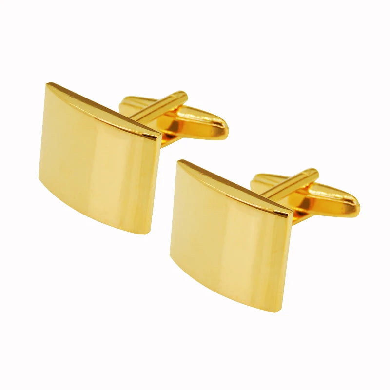 High-Quality Stainless Steel Cufflinks - Laser Engraved Design for Weddings and Business - ZOOMNSTORE
