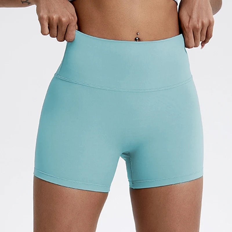High Waist Butt Lift Running Shorts - Womens Slim Fit Gym Cycling Leggings - ZOOMNSTORE