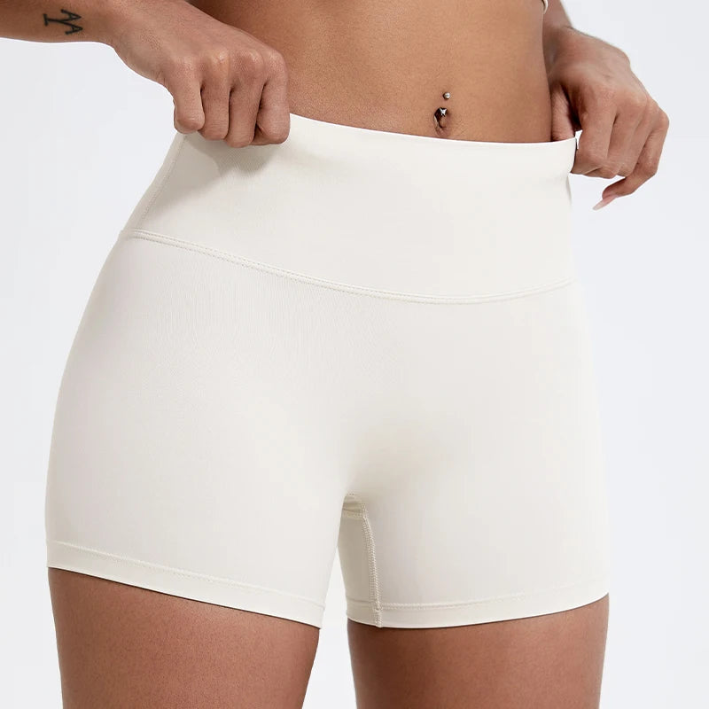 High Waist Butt Lift Running Shorts - Womens Slim Fit Gym Cycling Leggings - ZOOMNSTORE