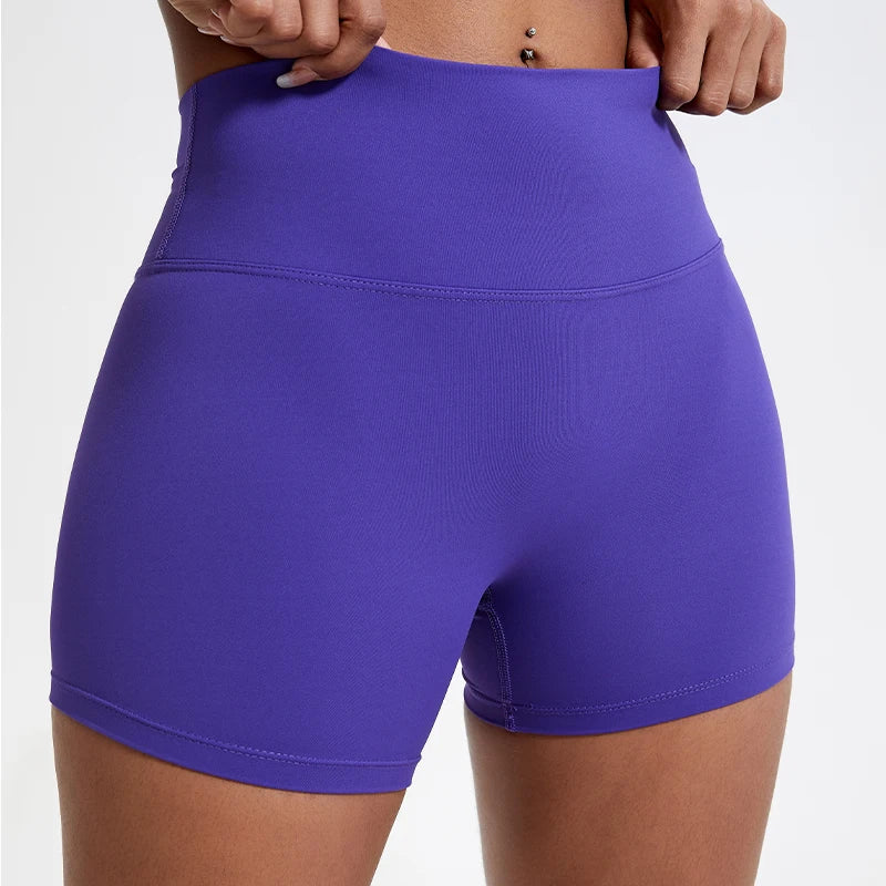 High Waist Butt Lift Running Shorts - Womens Slim Fit Gym Cycling Leggings - ZOOMNSTORE