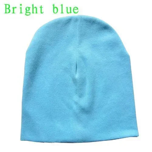6M-3Y Baby Street Dance Hip Hop Hat Cotton Spring Autumn Toddler Cap Scarf for Boys Girls Winter Warm Solid Color Children - ZOOMNSTORE