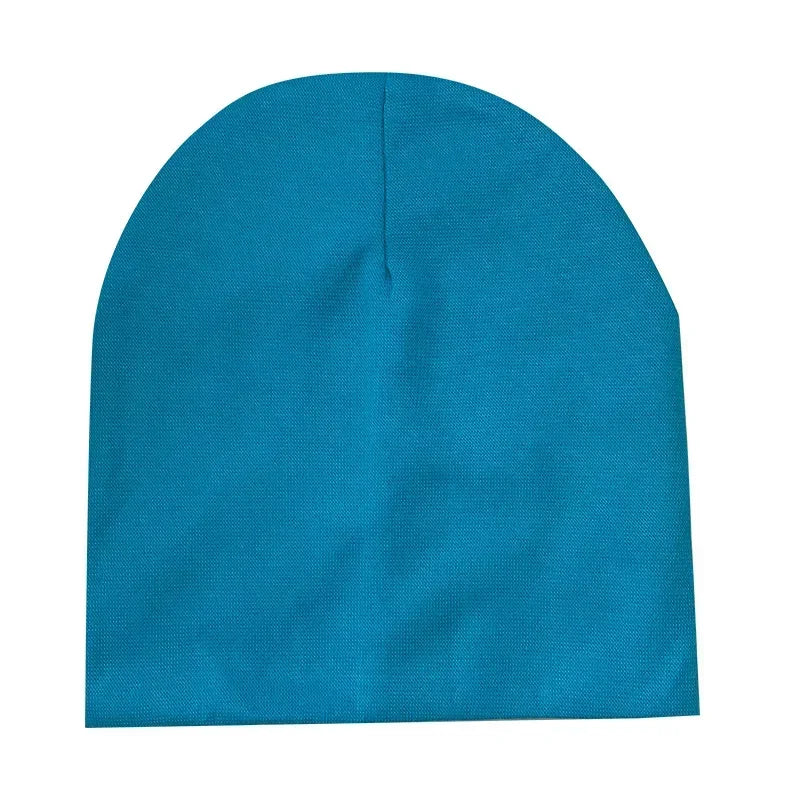 6M-3Y Baby Street Dance Hip Hop Hat Cotton Spring Autumn Toddler Cap Scarf for Boys Girls Winter Warm Solid Color Children - ZOOMNSTORE