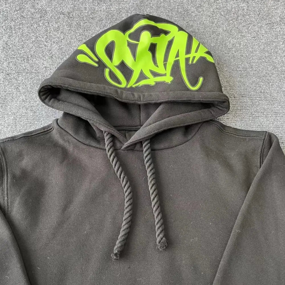 Hip Hop Tracksuit - Casual Cotton Hooded Sportswear for Men Women - ZOOMNSTORE