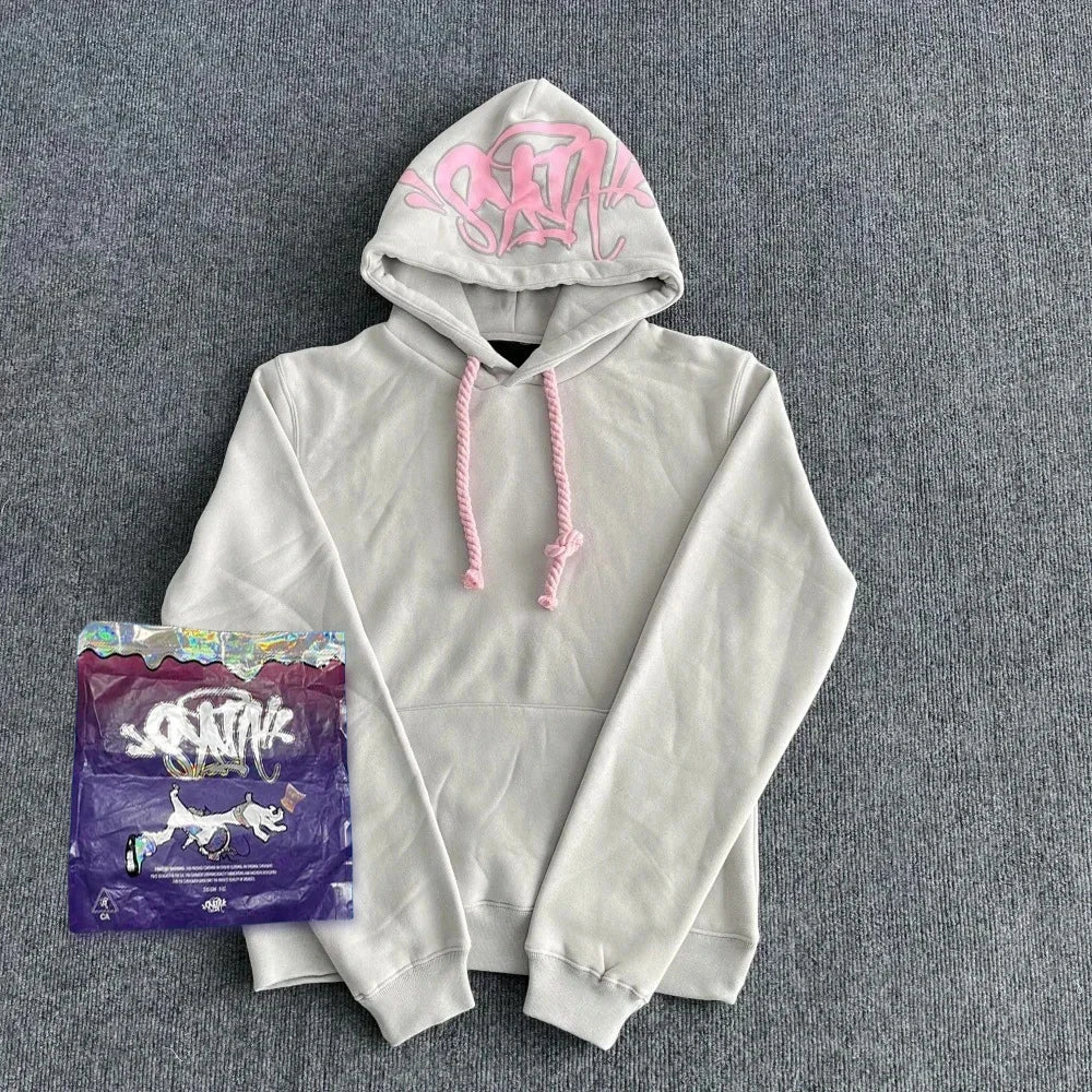 Hip Hop Tracksuit - Casual Cotton Hooded Sportswear for Men Women - ZOOMNSTORE