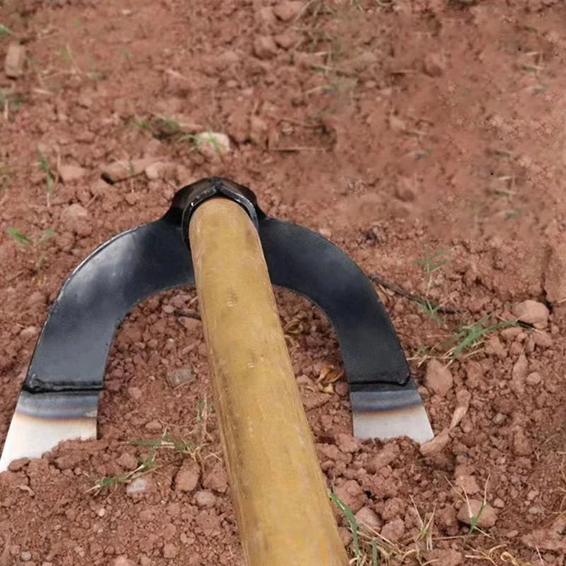 Hollow Hoe Weeding Rake - Labor-saving Handheld Steel Garden Tool - ZOOMNSTORE