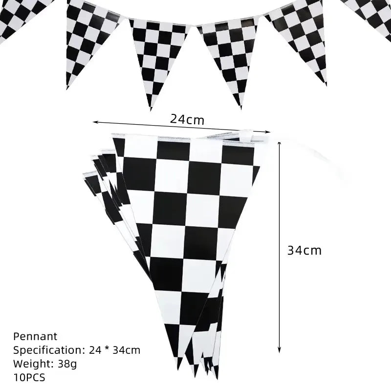 Hot Wheels Birthday Party Set - Racing Car Tableware Decor Supplies - ZOOMNSTORE