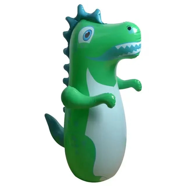 Inflatable Dinosaur Punching Bag - Kids Tumbler Boxing Toy for Outdoor Activity - ZOOMNSTORE