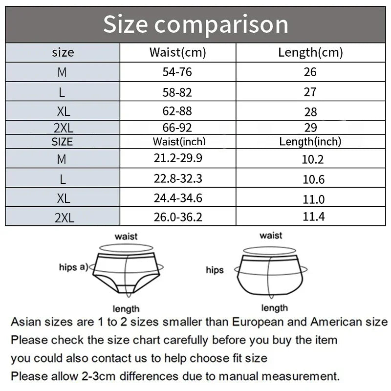 Invisible Seamless Panties - 3 Pack Ultra-Thin High Rise Briefs - ZOOMNSTORE