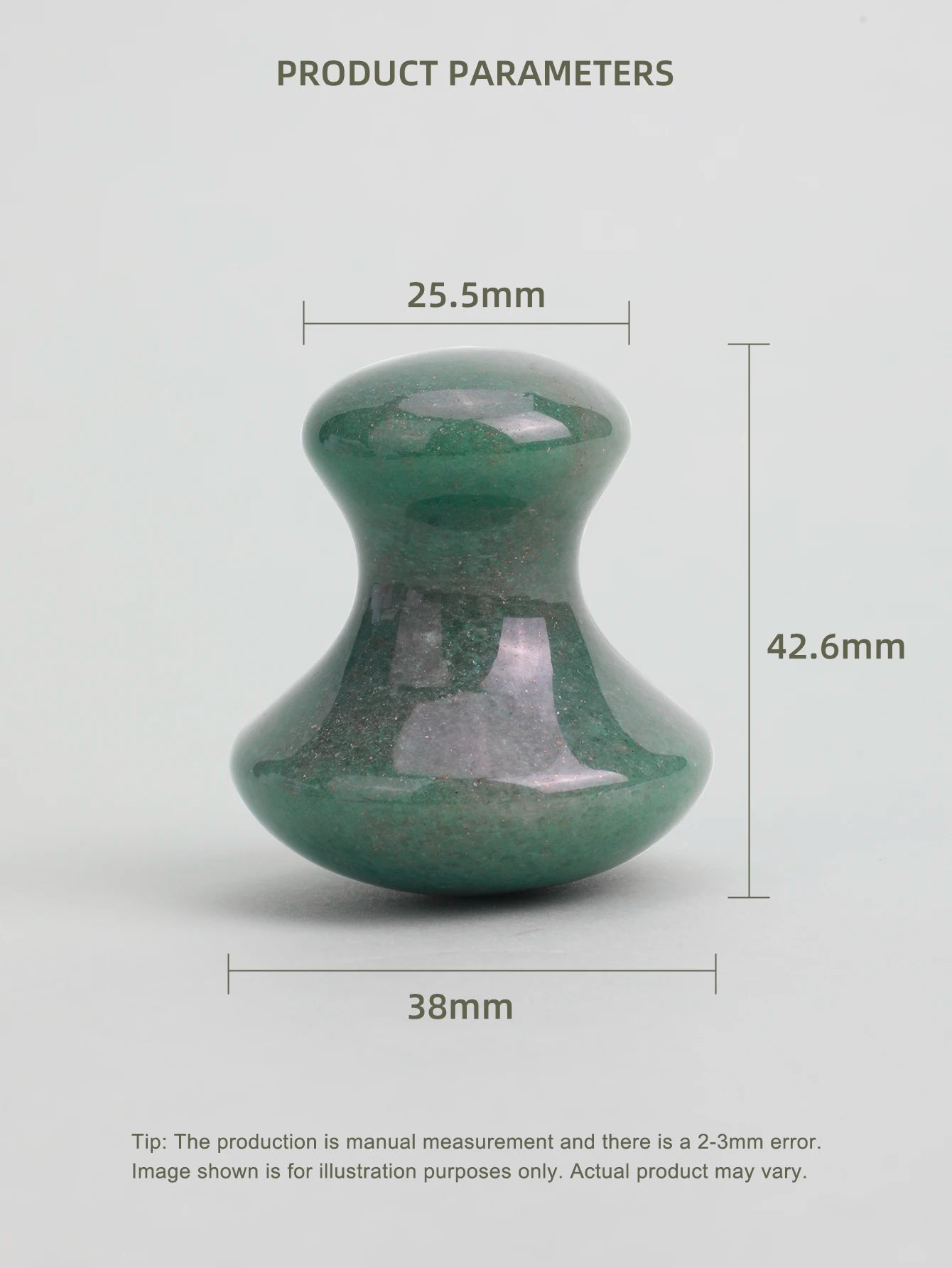 Jade Gua Sha Mushroom Face Massager Tool – Natural Stone Facial Sculpting Roller - ZOOMNSTORE