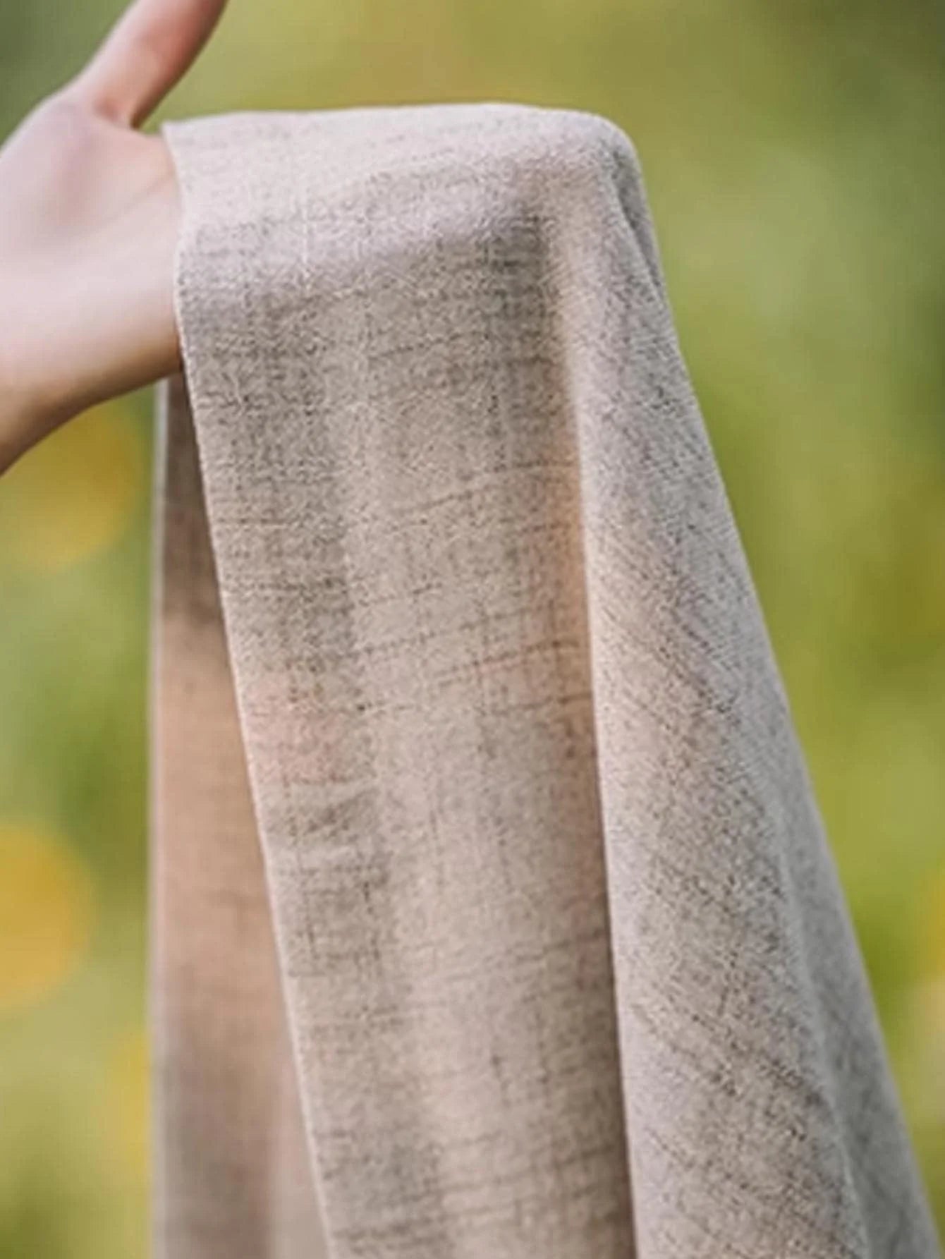 Japanese style thickened cotton and linen semi shading curtains for bedrooms, living rooms, and curtains - ZOOMNSTORE