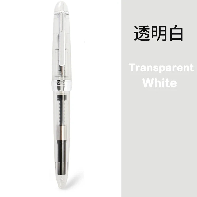 Jinhao 992 Fountain Pen - Luxury Transparent Calligraphy Ink Pen for Office and School Supplies - ZOOMNSTORE