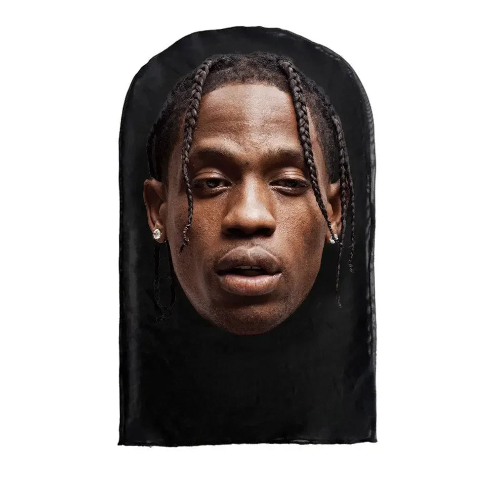 Kanye West 3D Printed Full Face Mask - Cosplay Balaclava for Halloween Role Play - ZOOMNSTORE