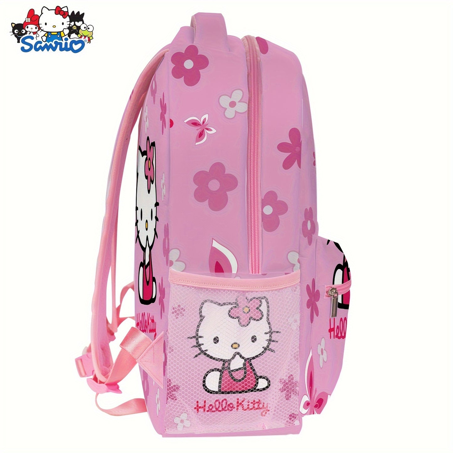Kawaii Cartoon Backpack - Hello Kitty Kuromi Cinnamoroll Lightweight Travel Bag - ZOOMNSTORE