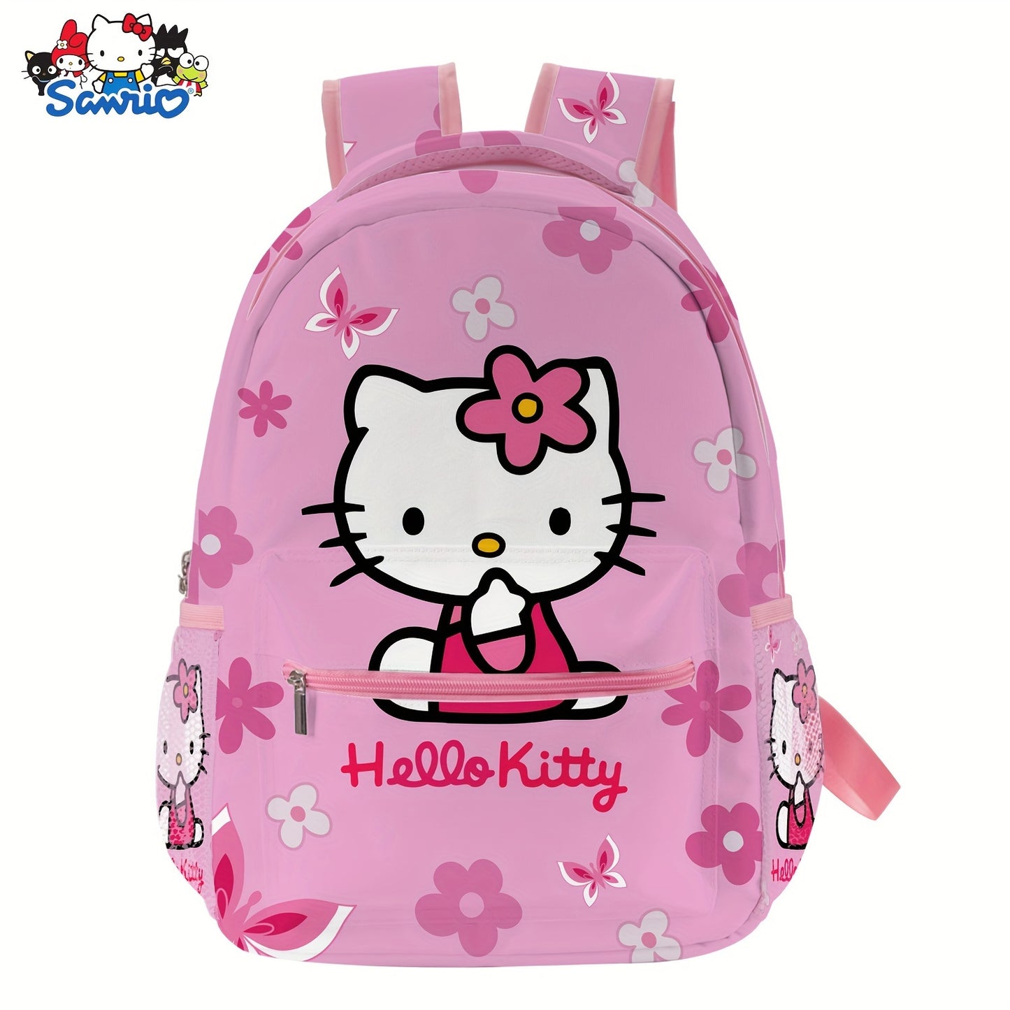 Kawaii Cartoon Backpack - Hello Kitty Kuromi Cinnamoroll Lightweight Travel Bag - ZOOMNSTORE