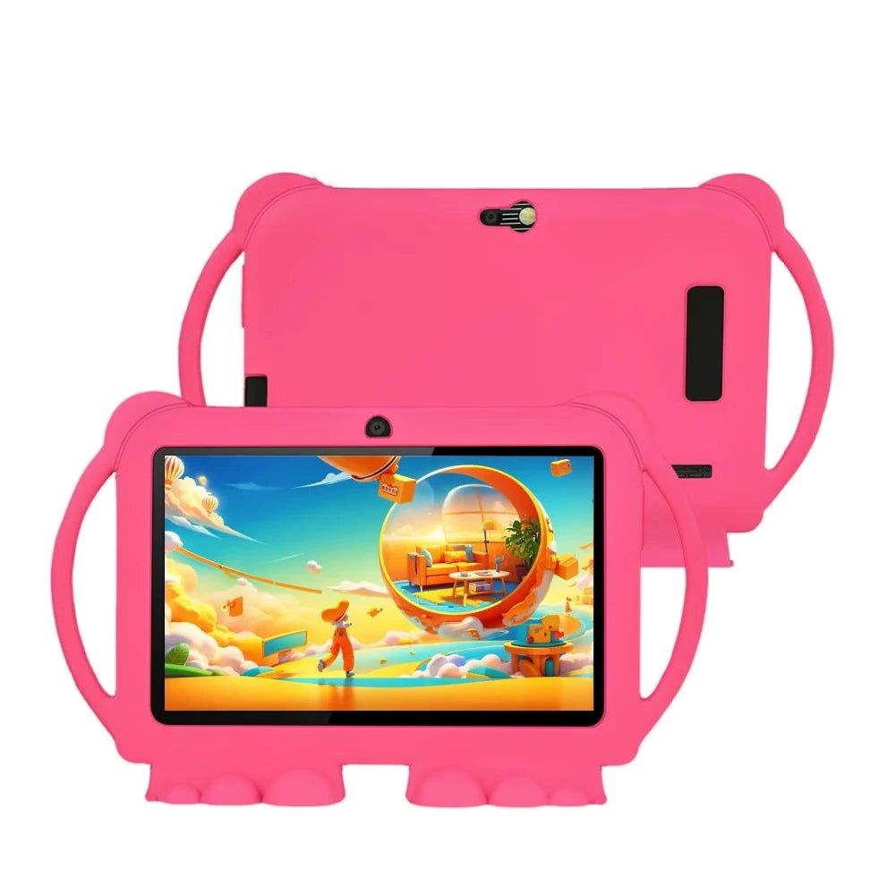 Kids 7-Inch Tablet - 5G WiFi Cartoon Case 4GB RAM 64GB ROM Educational PC - ZOOMNSTORE