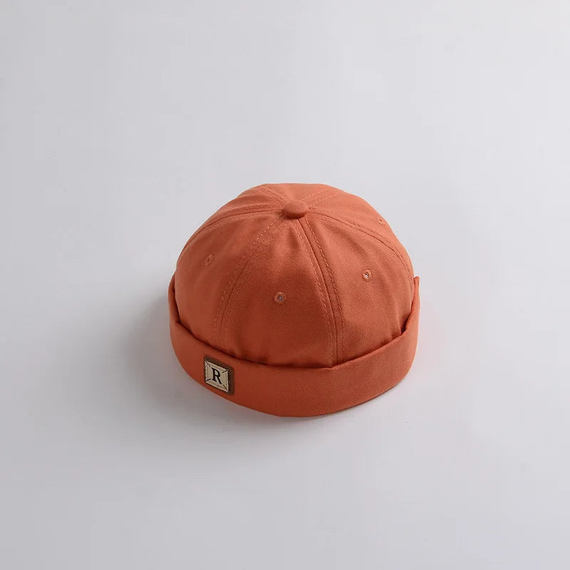 Baby Dome Melon Skullies Beanie Cap Children Soild Color Brimless Landlord Hat Kids Skullcap Korean Fashion Boy Girl Bonnet 아기모자 - ZOOMNSTORE