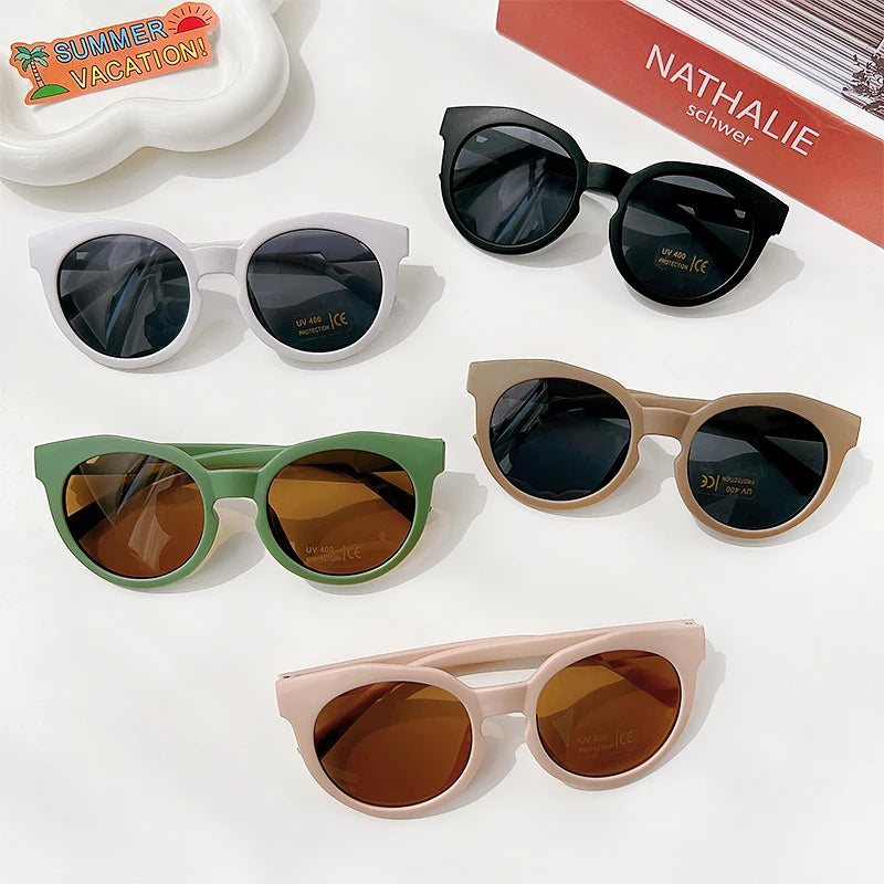 Kids UV400 Leopard Sunglasses - Outdoor Sun Protection for Boys Girls - ZOOMNSTORE