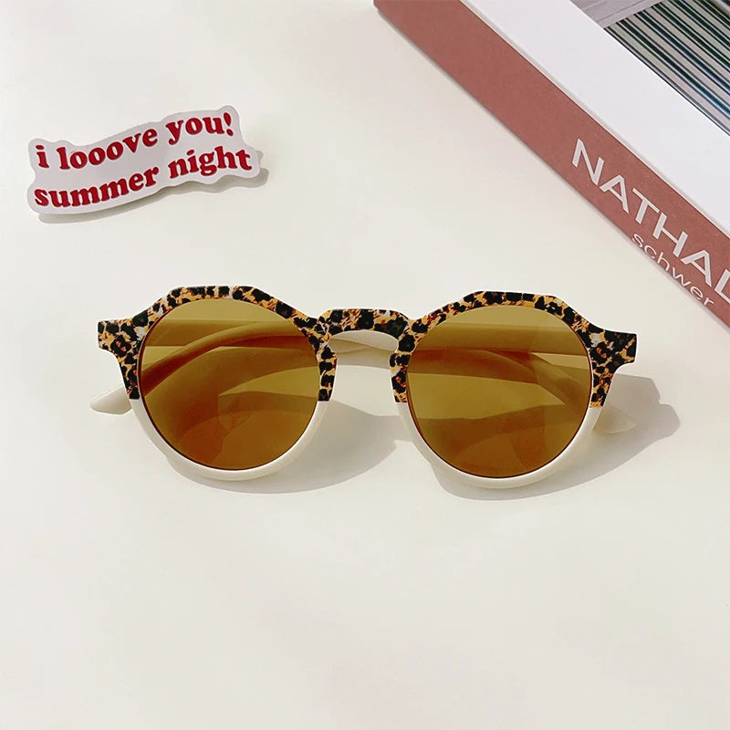 Kids UV400 Leopard Sunglasses - Outdoor Sun Protection for Boys Girls - ZOOMNSTORE