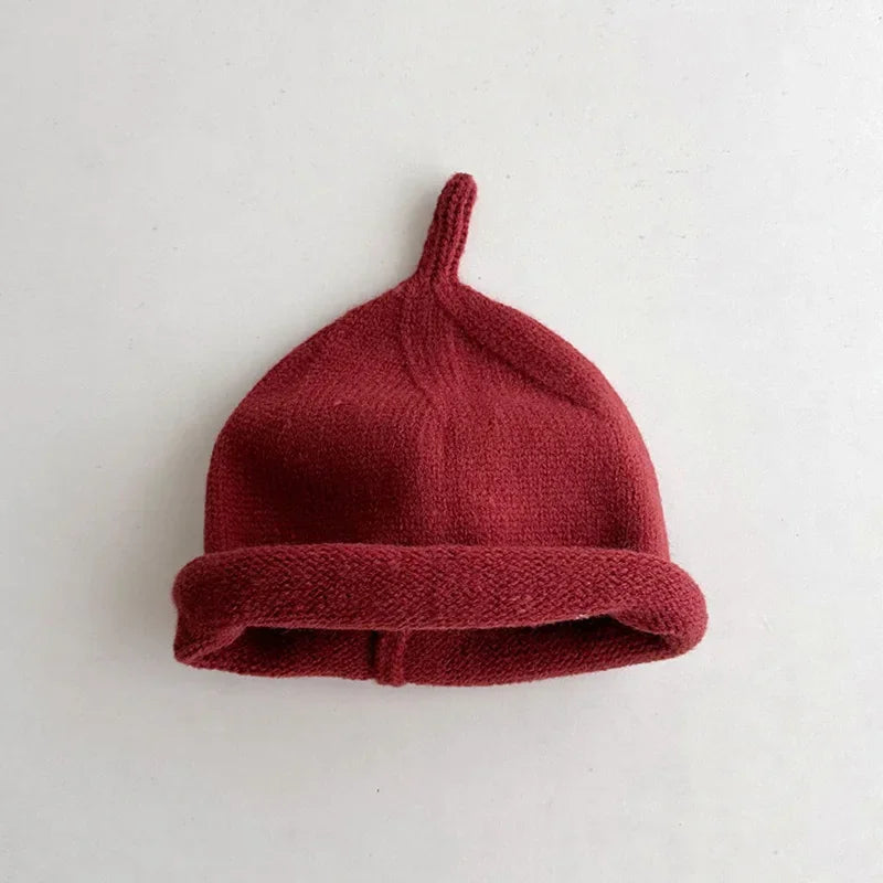 Kids Winter Hats for Newborn Boys Crochet Bonnet Toddler Girl Cap Children Baby Photography Props Boy Accessories Warm Stuffs - ZOOMNSTORE