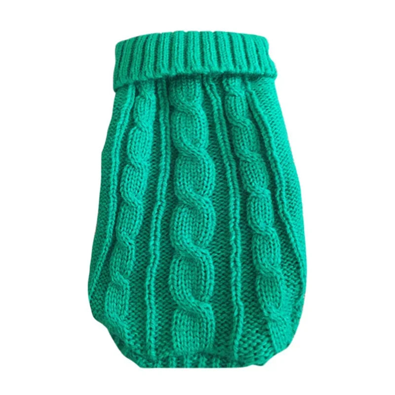 Knitted Dog Sweater - Winter Clothes for Small Medium Dogs Chihuahua Yorkshire - ZOOMNSTORE