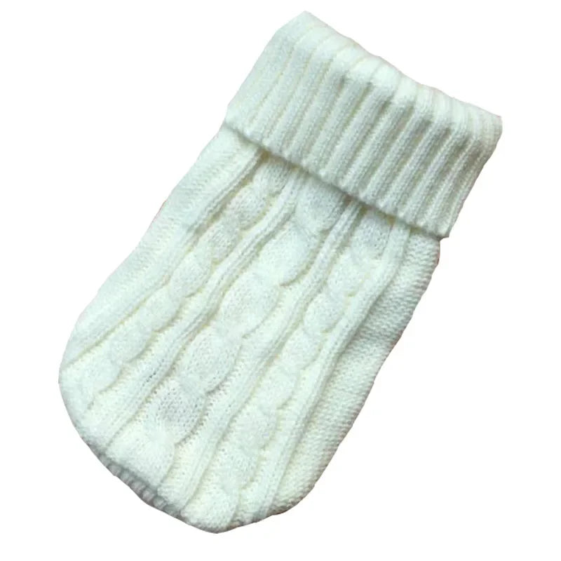 Knitted Dog Sweater - Winter Clothes for Small Medium Dogs Chihuahua Yorkshire - ZOOMNSTORE