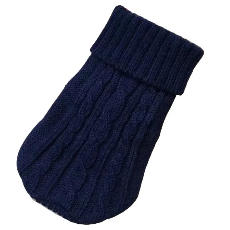 Knitted Dog Sweater - Winter Clothes for Small Medium Dogs Chihuahua Yorkshire - ZOOMNSTORE