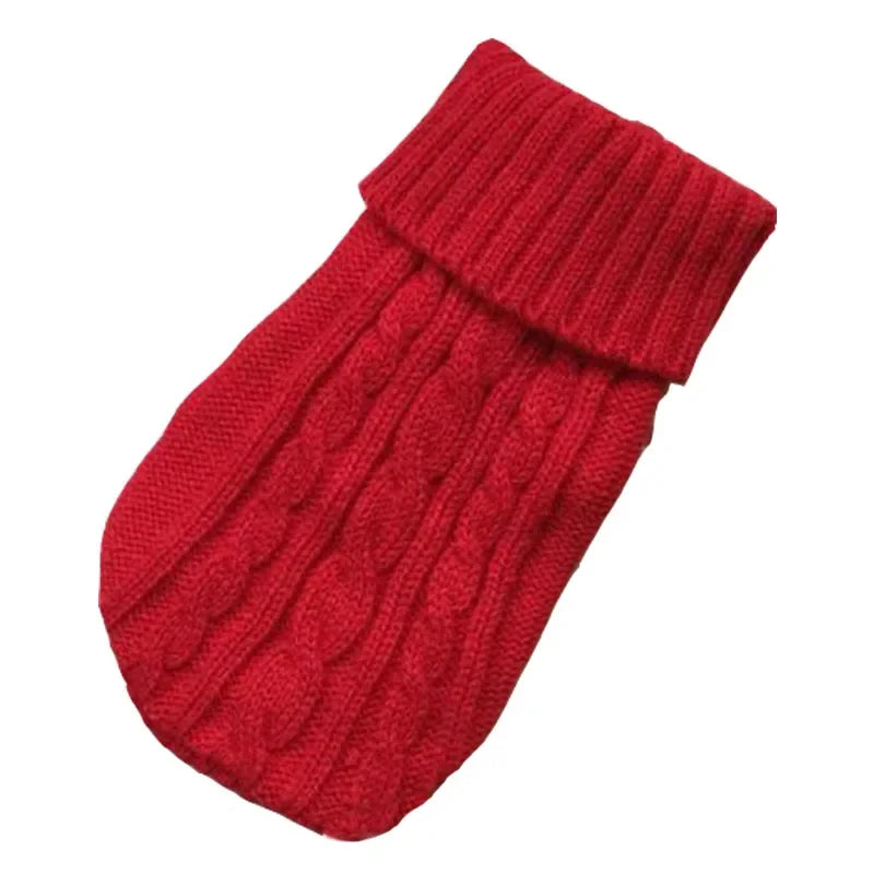 Knitted Dog Sweater - Winter Clothes for Small Medium Dogs Chihuahua Yorkshire - ZOOMNSTORE