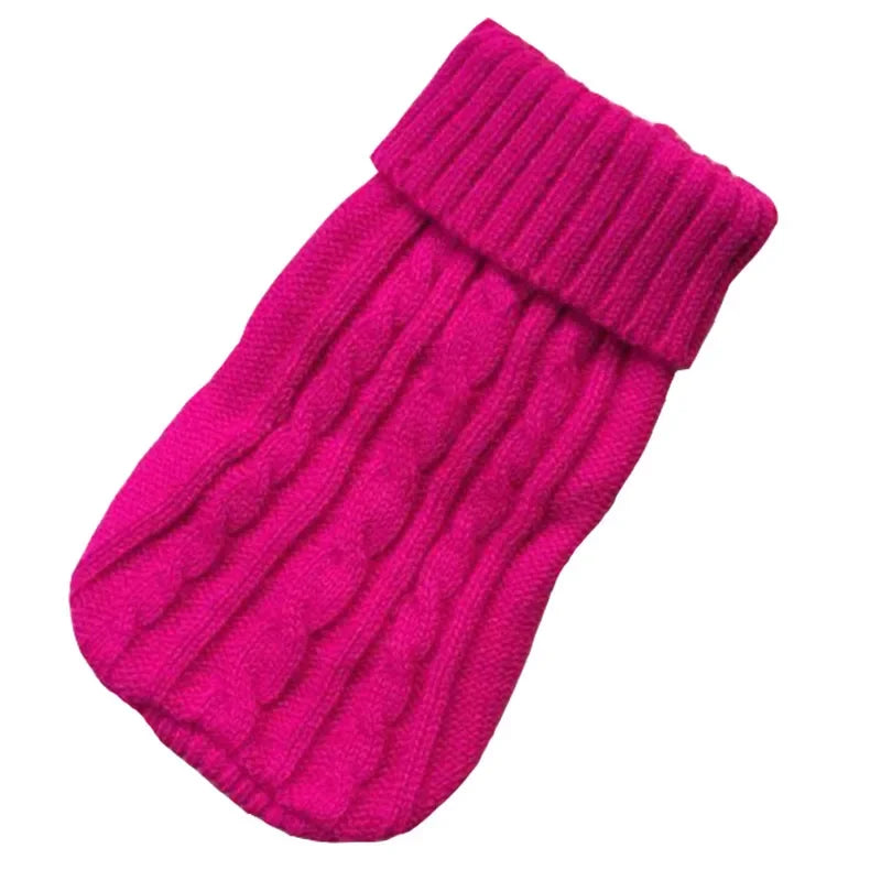 Knitted Dog Sweater - Winter Clothes for Small Medium Dogs Chihuahua Yorkshire - ZOOMNSTORE