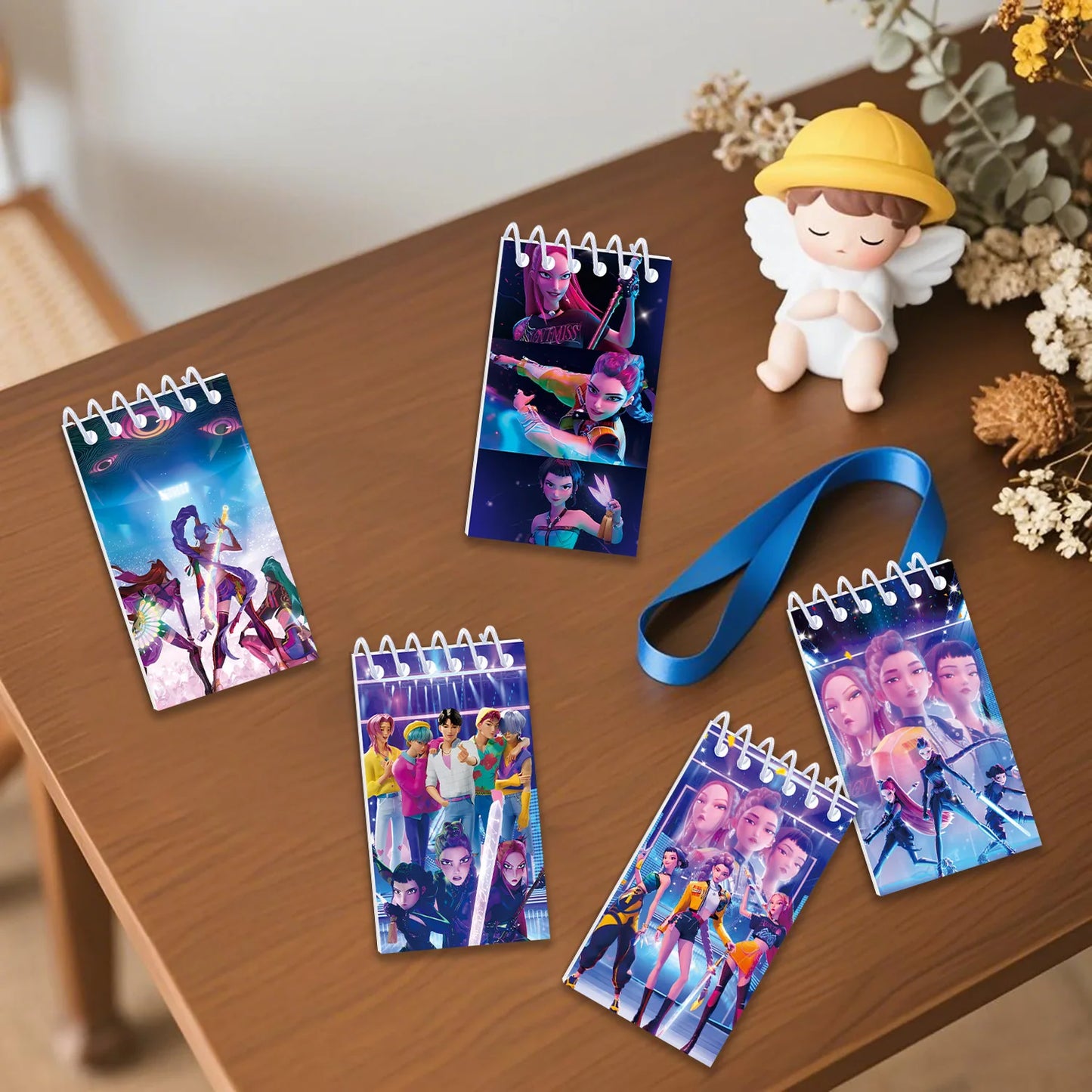 Kpop Demon Hunter Notebooks – Anime Student Planner & Portable Notepads Set - ZOOMNSTORE