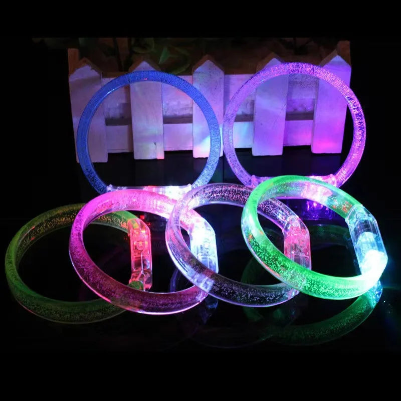 LED Glow Bracelets - Light Up Wristbands for Parties and Events - ZOOMNSTORE