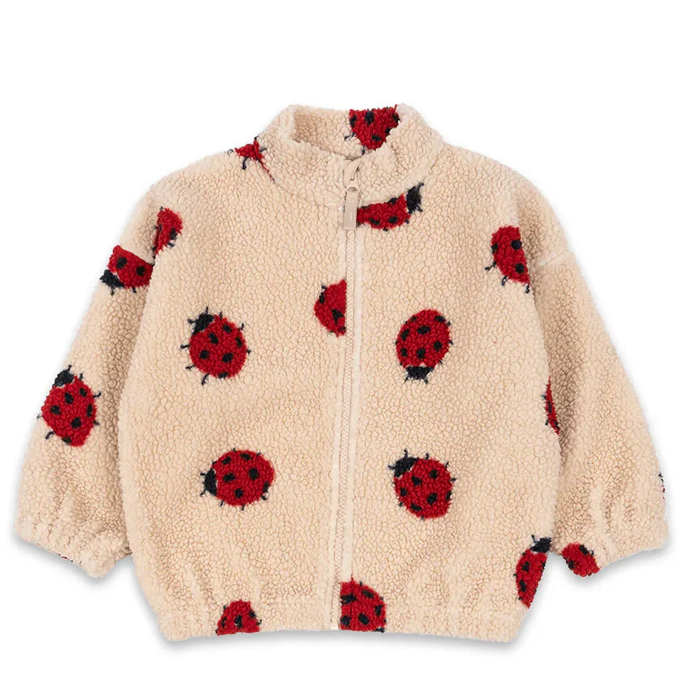 Lambswool Jacket for Baby Girls - Cartoon Outerwear for Kids 1-9Y - ZOOMNSTORE