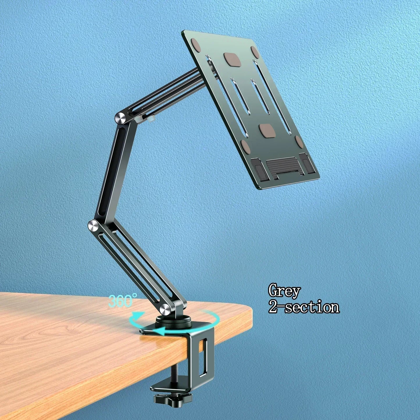 Adjustable Laptop Desk Mount - 360 Rotating Stand for Notebooks up to 17 - ZOOMNSTORE