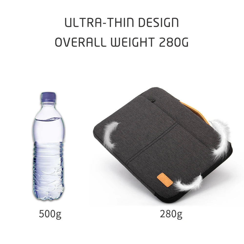 Laptop Sleeve Bag - Shockproof Pouch for 14-156 Inch MacBook HP Dell Acer - ZOOMNSTORE