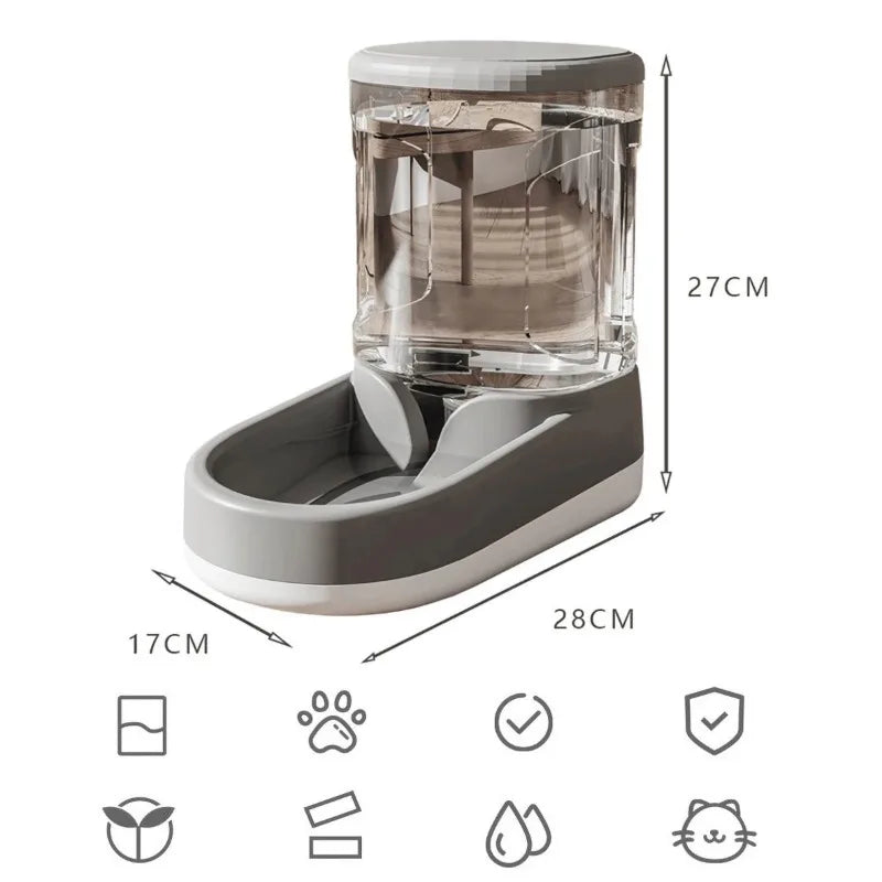Large Capacity Pet Feeder - 38L Dog Cat Water Dispenser with Anti-Slip Design - ZOOMNSTORE