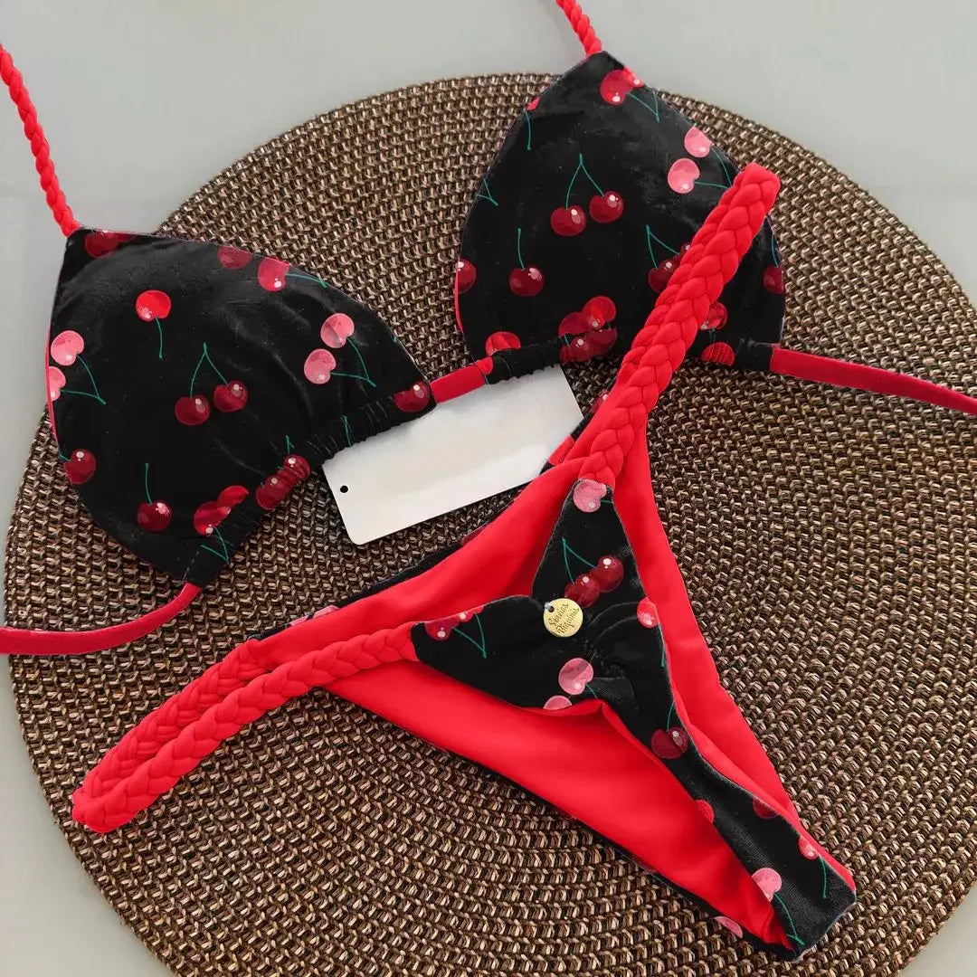 Leopard Print Bikini Set - Sexy Womens Swimsuit Beachwear - ZOOMNSTORE